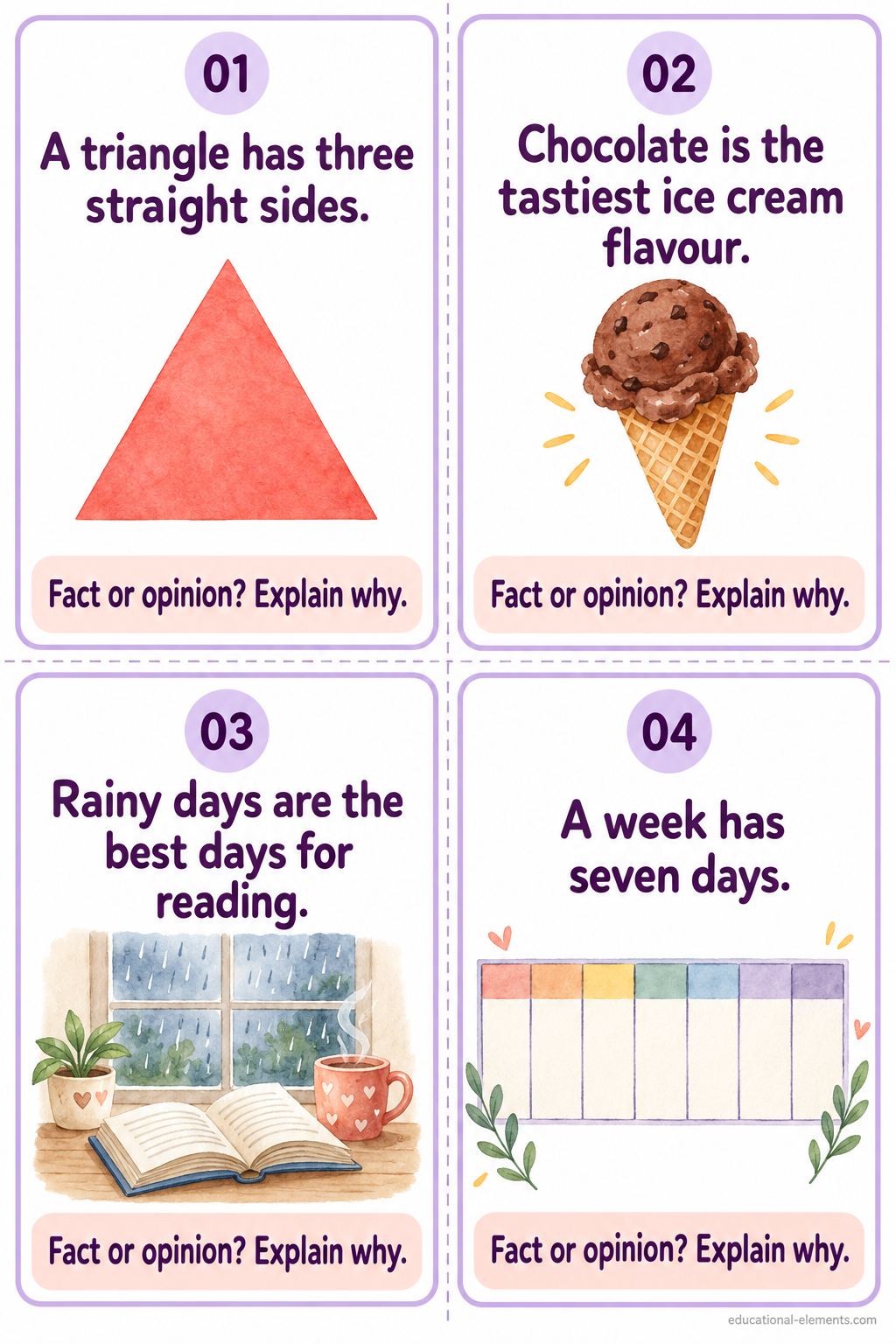 Preview of Fact and Opinion Sorting Studio